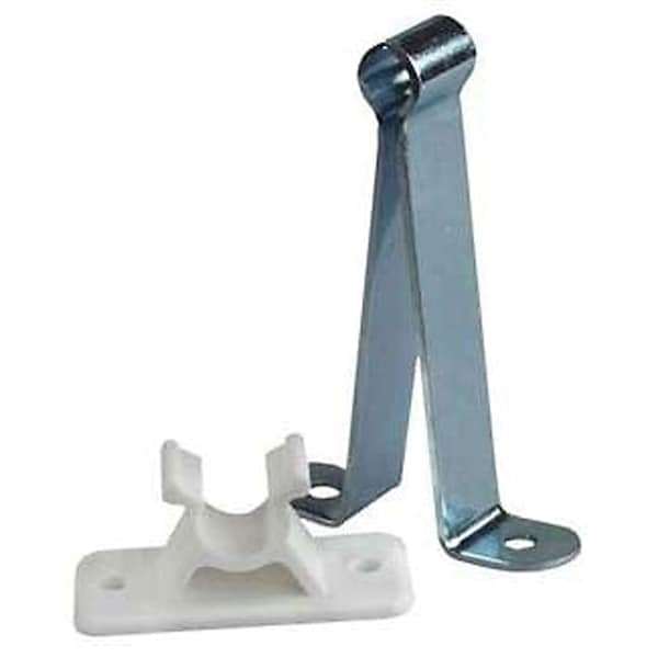 Jr Products JR Products 10545 C-Clip Style Door Holder - 3", Metal/Plastic Combo 10545 - main